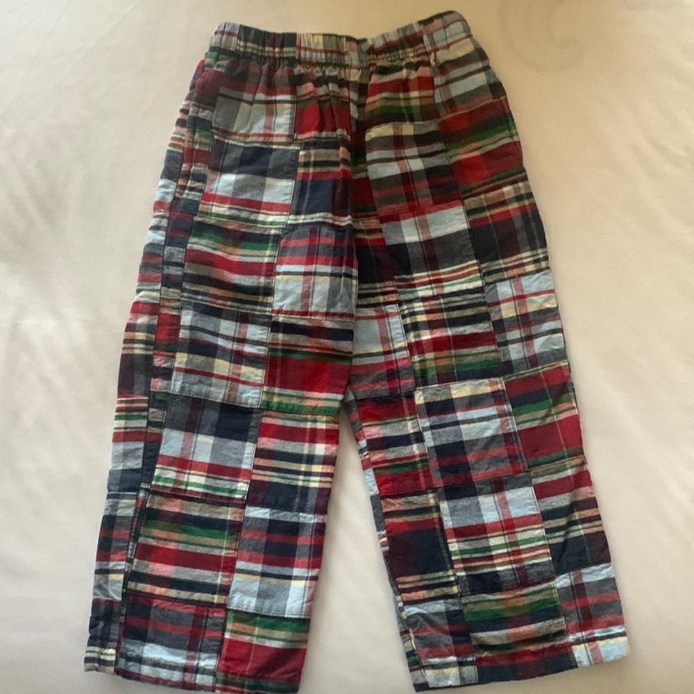 Kelly’s Kids madras plaid pants